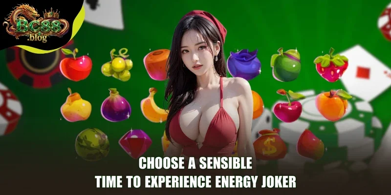 Choose a sensible time to experience Energy Joker