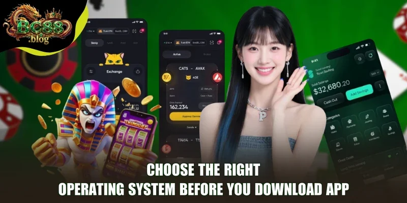 Choose the right operating system before you Download App