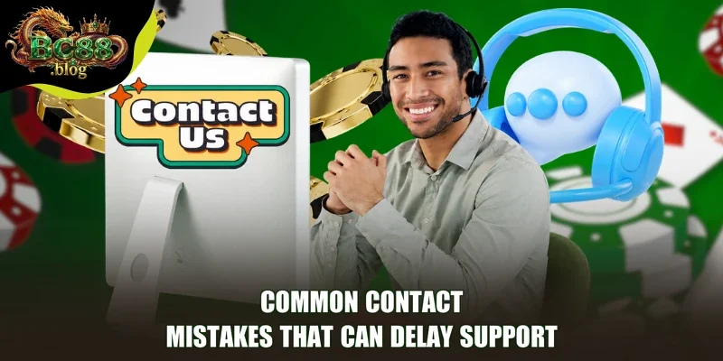 Common Contact mistakes that can delay support