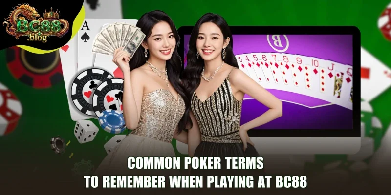 Common Poker terms to remember when playing at BC88