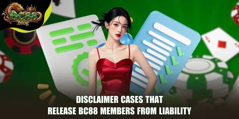 Disclaimer cases that release BC88 members from liability