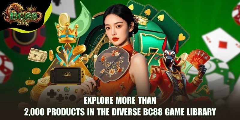 Explore more than 2,000 products in the diverse BC8 game library