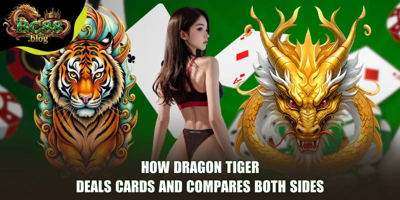 How Dragon Tiger deals cards and compares both sides