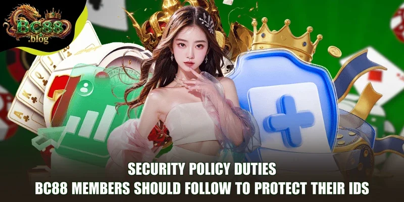 Security Policy duties BC88 members should follow to protect their IDs